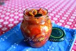 Капоната из баклажана со сладким перцем
