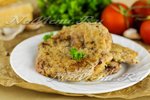 Свиной шницель, обжаренный на сковороде