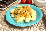 Тушеные кабачки с овощами