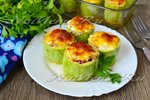 Кабачки фаршированные фаршем и запеченные в духовке