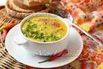 Суп-пюре из тыквы с картофелем и чесноком