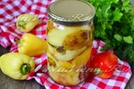 Жареный болгарский перец с чесноком на зиму