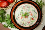 Азиатский холодный суп с огурцами