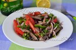 Салат с говядиной и болгарским перцем