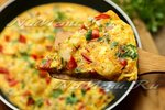 Овощная фритатта с грибами