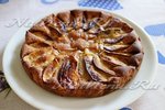 Постный яблочно-кокосовый пирог