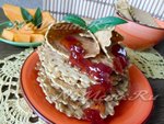 Вафли из тыквенного теста (без маргарина)