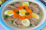 Заливное из говяжьего языка