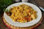 Плов с курицей в мультиварке