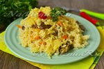 Плов в мультиварке с говядиной