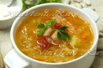 Щи с фасолью и свежей капустой