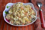 Салат с сардинами и овощами