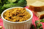 Паштет из бобов с овощами