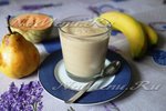 Йогуртовый смузи с овсянкой и фруктами