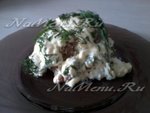 Салат "Мимоза", традиционный: упрощенный вариант