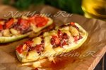 Кабачковые лодочки с начинкой из фарша