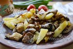 Как приготовить сыроежки жареные с картошкой