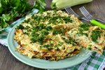 Торт из кабачков с морковью и луком