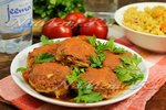 Мясные тефтели с овощами в томатно-сливочном соусе