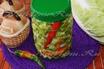 Острая пекинская капуста с имбирем на зиму
