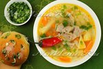 Суп из картофеля с рисом и мясом