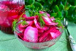Капуста квашеная со свеклой