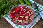 Холодный свекольник без мяса