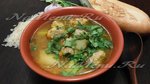 Рисовый суп с фрикадельками из куриного мяса