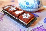 Шоколадно-апельсиновые пирожные. Выпечка без молока и яиц