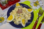 Салат из говяжьей печени и соленого огурца