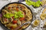 Фаршированные макароны ракушки
