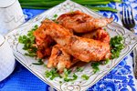 Куриные крылышки на сковороде