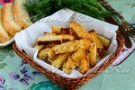 Сухарики из белого хлеба в духовке