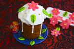 Кулич с творогом