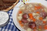 Суп с перловкой и овощами