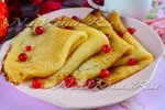 Блины на крахмале без муки