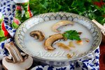 Сырный суп с шампиньонами