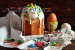 Кулич пасхальный на топлёном молоке