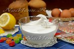 Белковая глазурь для пасхального кулича