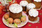 Пасхальный кулич с изюмом
