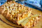 Песочный пирог с яблоками