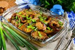 Запеченная скумбрия в горчичном соусе