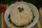 Салат "Невеста" с копченой курицей