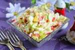 Салат с крабовыми палочками и пекинской капустой