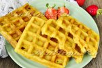 Мягкие вафли в вафельнице