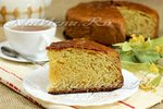 Манник с творогом на сметане