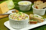 Салат с ветчиной, сыром и болгарским перцем