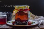 Компот из черной смородины и клубники