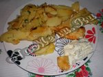Картофель с чесночным соусом