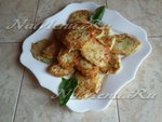 Оладьи из кабачков с куриной грудкой